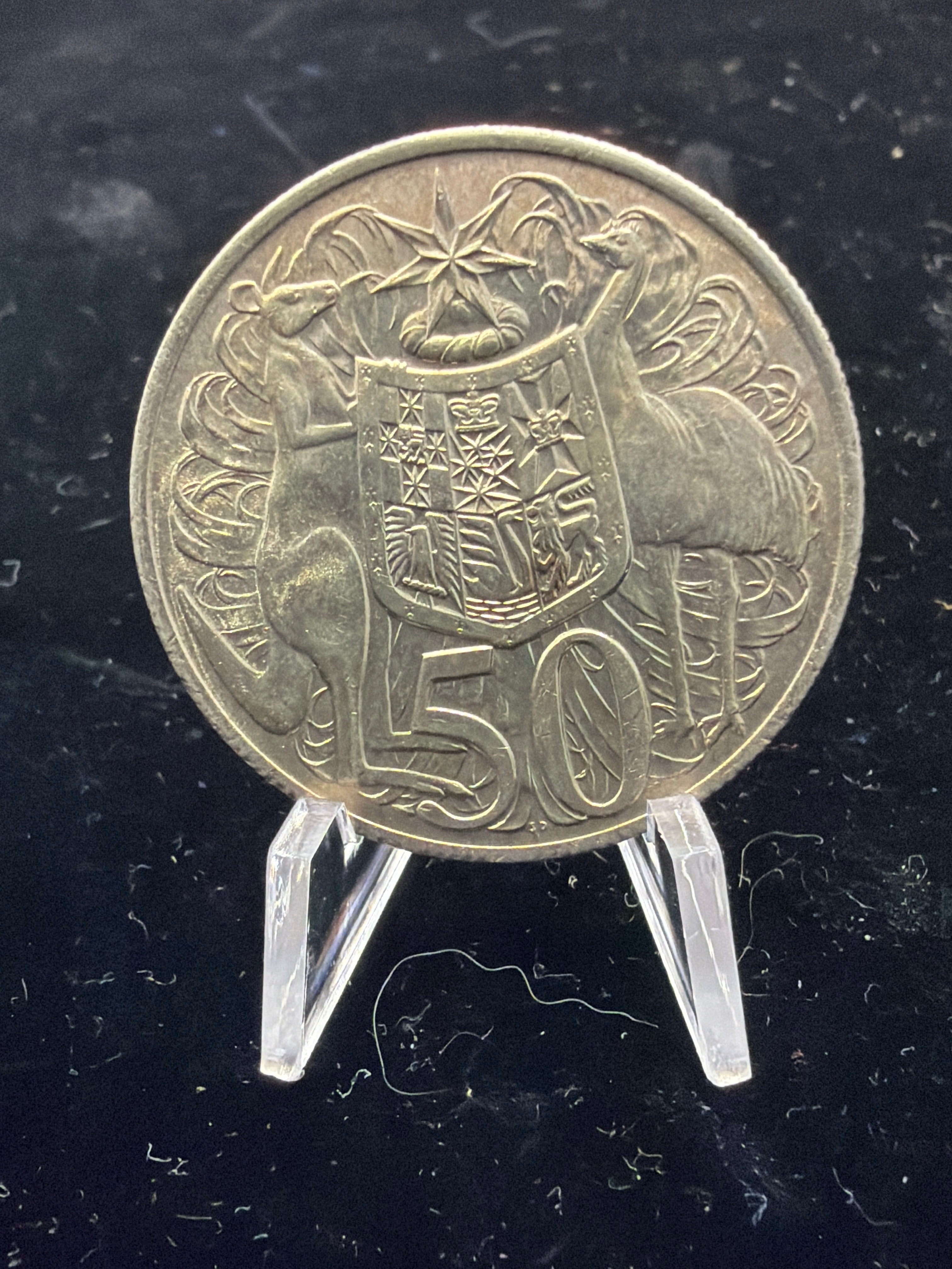 1966 Australia .800 Silver 50 cents - uncirculated